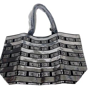 Victoria secret tote  #tote #victoriasecret #beach #school #college  Black Stree